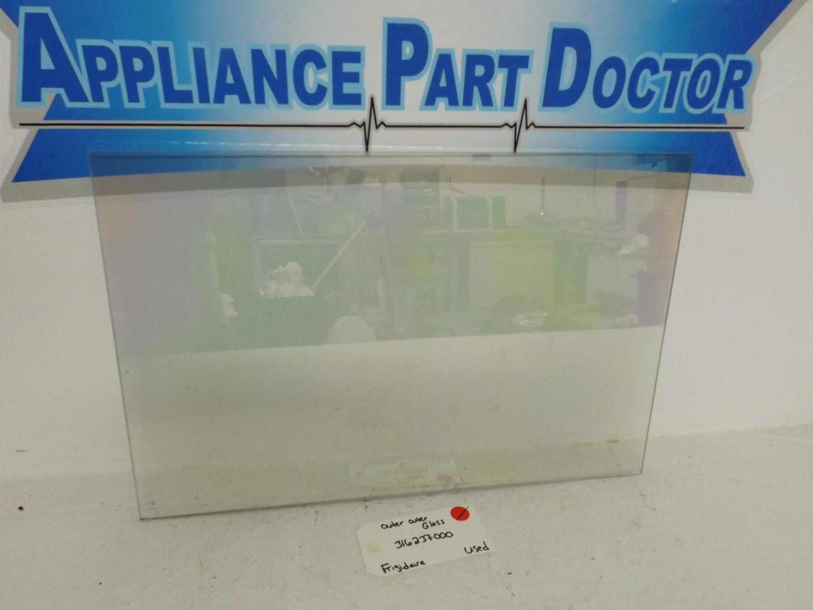 Frigidaire Stove 316237000 Outer Outer Glass Used Frigidaire Stove 316237000 Outer Outer Glass Used